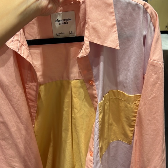 Abercrombie Oversized Button Down Button Up NWT - Picture 6 of 6